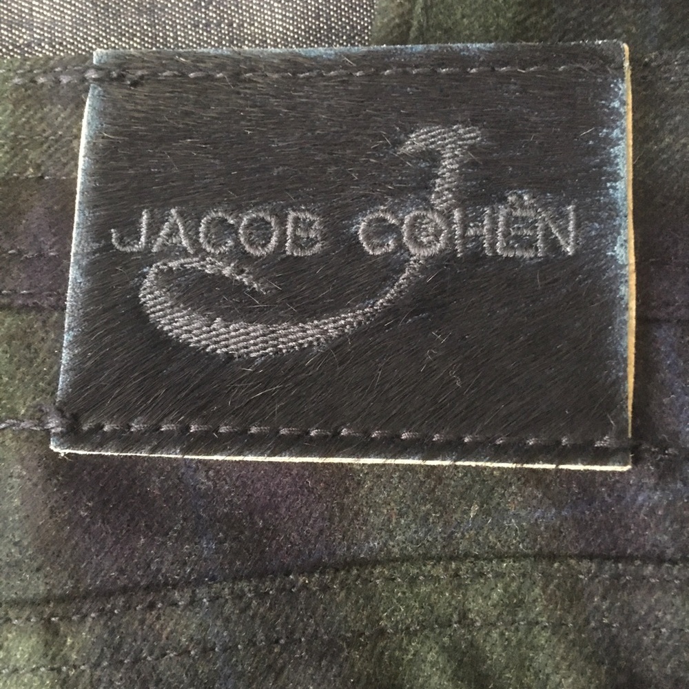 Jacob Cohen wool plaid pants